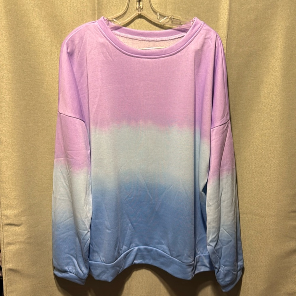 Multi colored sweat shirt